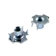 Fondelli "Ragno" a 4 punte - Dadi autobloccanti ad Artiglio - Misura M a Scelta Dimensioni Ø: 8 mm.