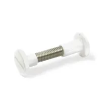 Viti di collegamento in plastica bianca Dimensioni -: 36 - 42 mm.