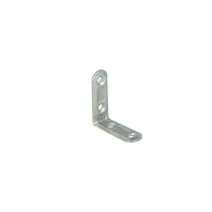 Lastrine di giunzione ad angolo stondate in acciaio zincato bianco (4 Pz) Misura (mm x mm): 30 X 30 mm.