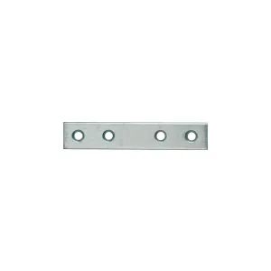 Lastrine di giunzioni dritte in acciaio zincato bianco (4 Pz) Misura (mm x mm): 60 X 15 mm.