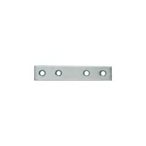 Lastrine di giunzioni dritte in acciaio zincato bianco (4 Pz) Misura (mm x mm): 100 X 15 mm.