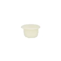 Copriforo in plastica bianca Dimensioni Ø/X accessori mobili: Ø 8 mm.
