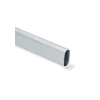 Tubo per armadi ovale in alluminio millerighe Dimensioni Ø/X accessori mobili: 90 cm.