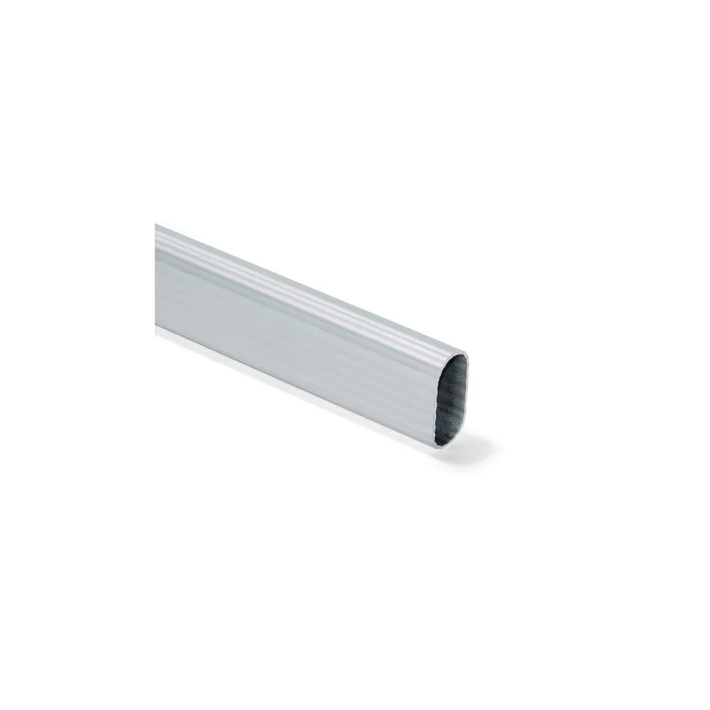Tubo per armadi ovale in alluminio millerighe Dimensioni Ø/X accessori mobili: 150 cm. Tubo per armadi ovale in alluminio millerighe Dimensioni Ø/X accessori mobili: 150 cm.