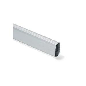 Tubo per armadi ovale in alluminio millerighe Dimensioni Ø/X accessori mobili: 150 cm.