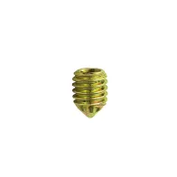Grani per fissaggio maniglia in ferro zincato giallo Dimensioni MX: M6 x 8 mm.
