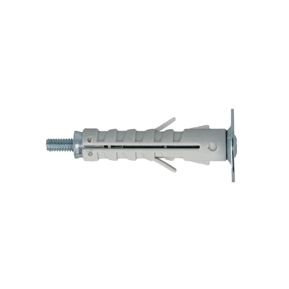 Tasselli in nylon con vite e rondella Misura ØX: Ø 9,0 x 40	mm.