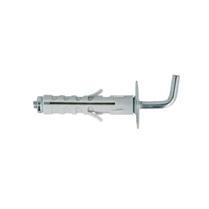 Tasselli in nylon con gancio medio Misura ØX: Ø 12,0 x 45 mm.