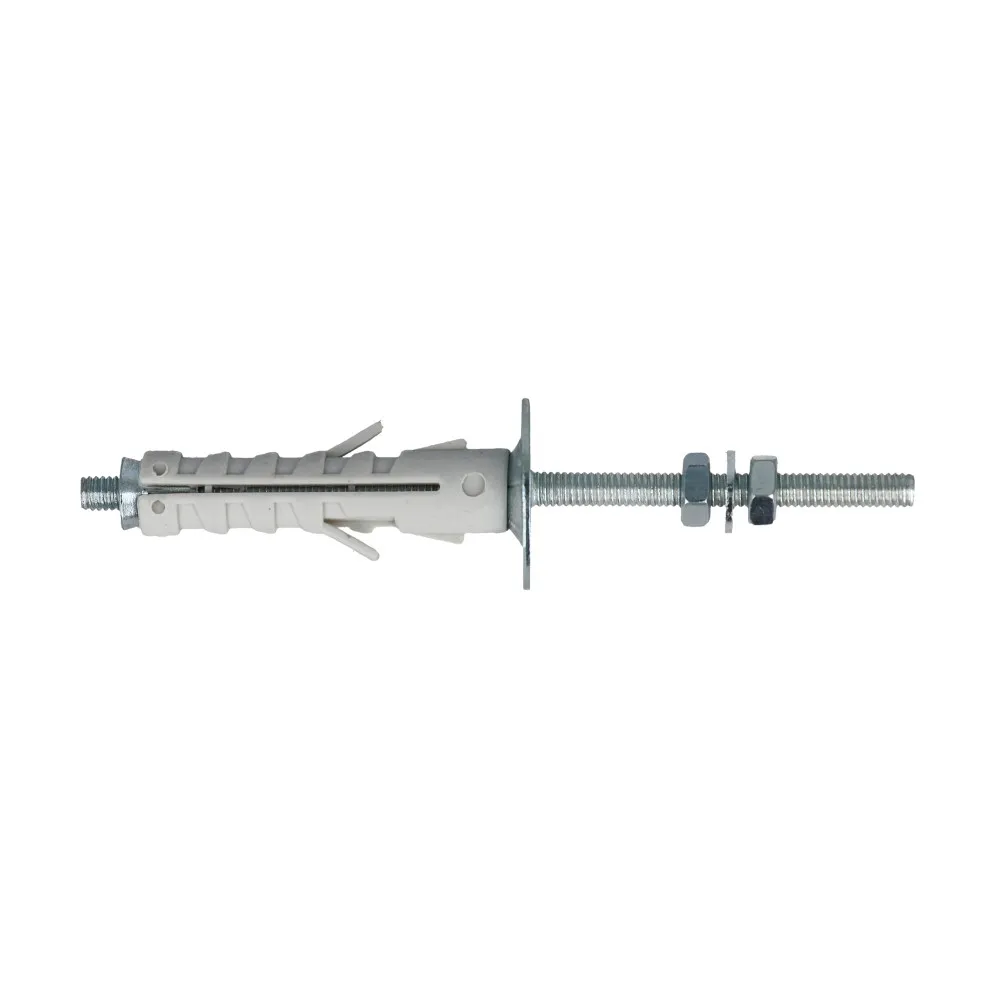 Tasselli in nylon con doppio dado Misura ØX: Ø 12,0 x 45 mm.