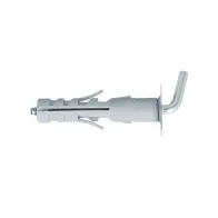 Tasselli in nylon prolungati con gancio corto Misura ØX: Ø 9,0 x 52 mm.