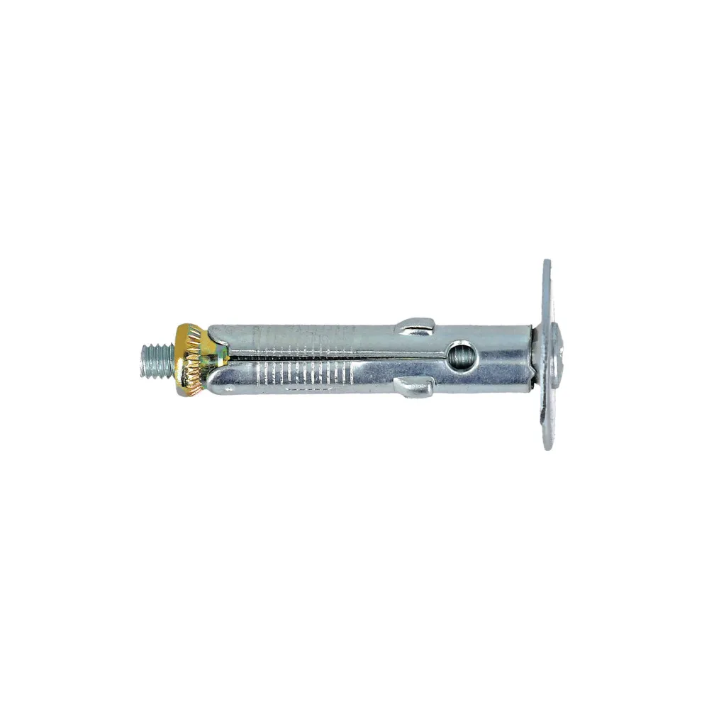 Tasselli in acciaio con vite premontata e rondella Misura ØX: Ø 8,0 x 45 mm.