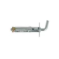 Tasselli in acciaio con gancio corto Misura ØX: Ø 9,0 x 50	mm.