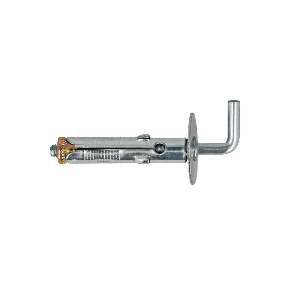 Tasselli in acciaio con gancio medio Misura ØX: Ø 8,0 x 45 mm. Tasselli in acciaio con gancio medio Misura ØX: Ø 8,0 x 45 mm.