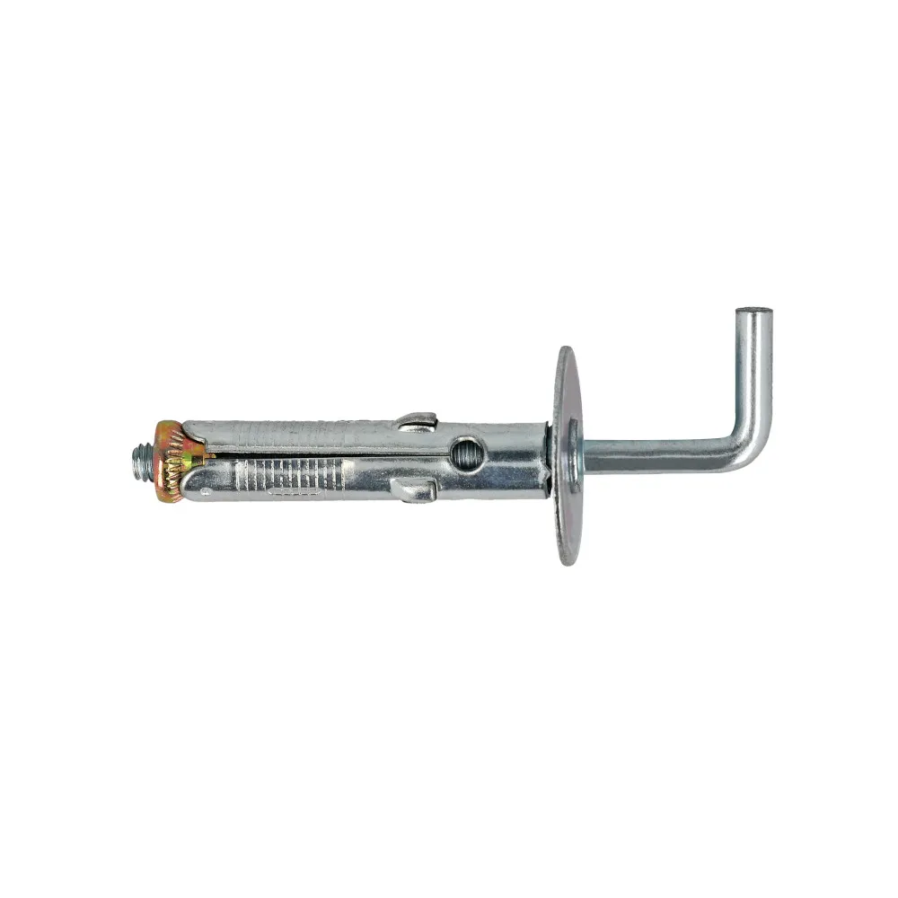 Tasselli in acciaio con gancio lungo Misura ØX: Ø 8,0 x 45 mm.