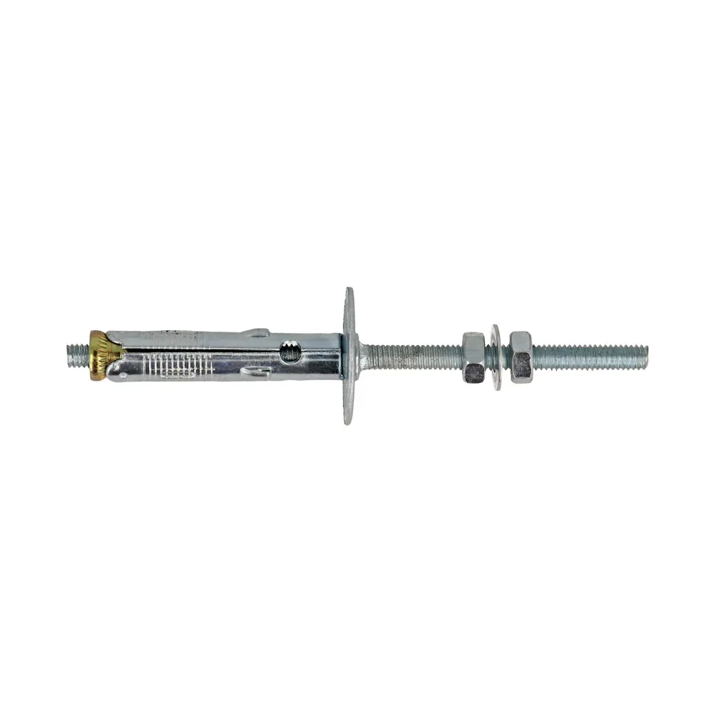 Tasselli in nylon con barra filettata e doppio dado Misura ØX: Ø 8,0 x 45 mm.