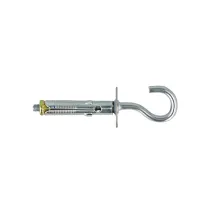 Tasselli in acciaio con occhiolo aperto Misura ØX: Ø 9,0 x 50	mm.
