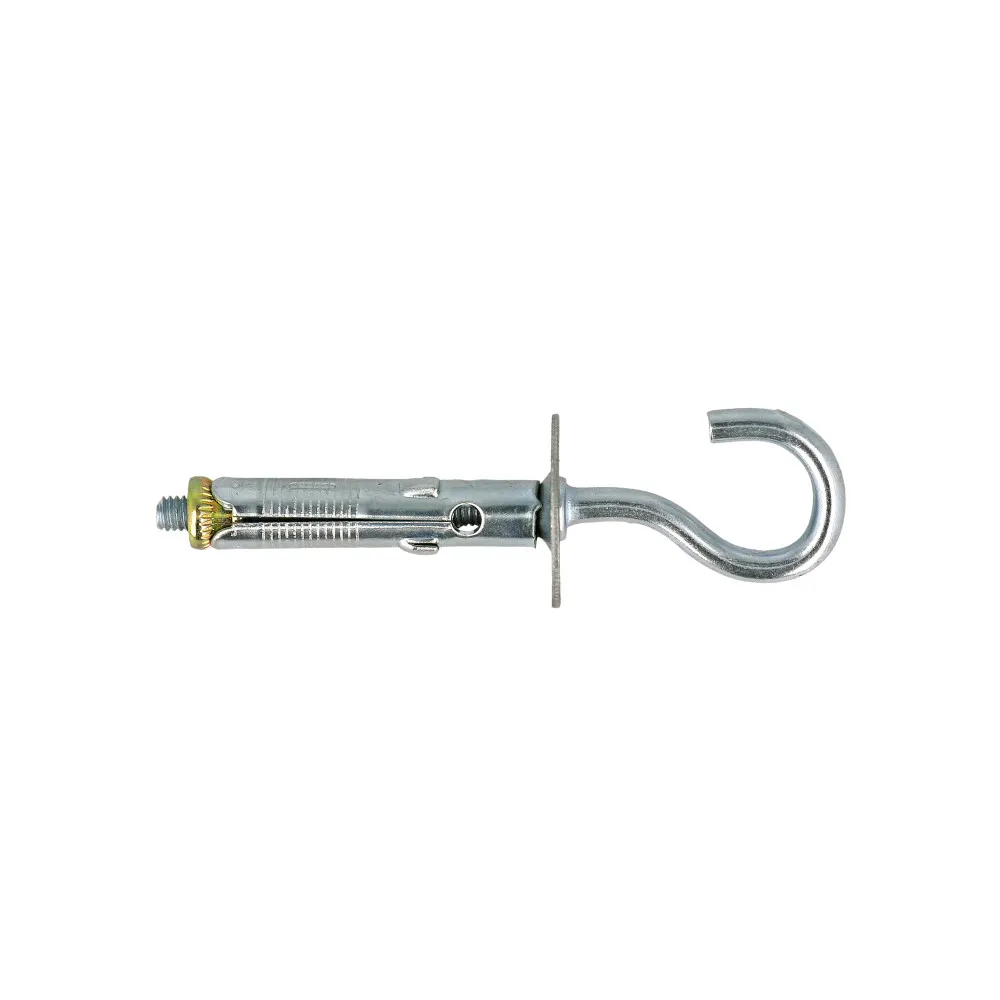Tasselli in acciaio con occhiolo aperto Misura ØX: Ø 9,0 x 50	mm.