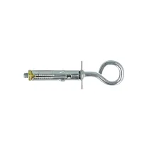 Tasselli in acciaio con occhiolo chiuso Misura ØX: Ø 8,0 x 45 mm.