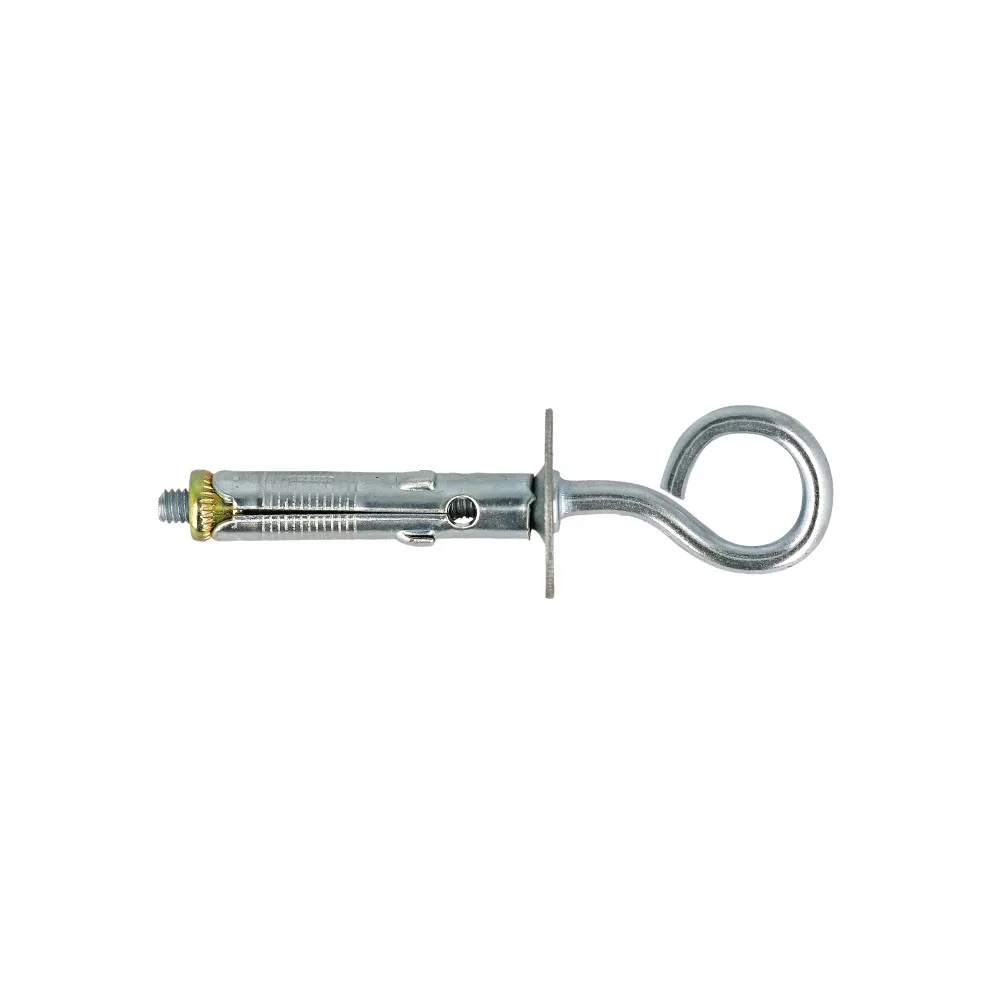 Tasselli in acciaio con occhiolo chiuso Misura ØX: Ø 8,0 x 45 mm.
