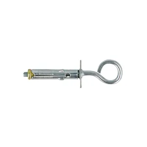 Tasselli in acciaio con occhiolo chiuso Misura ØX: Ø 8,0 x 45 mm.
