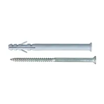 Tasselli in nylon prolungati con vite TPS Misura ØX: Ø 8,0 x 60	mm.