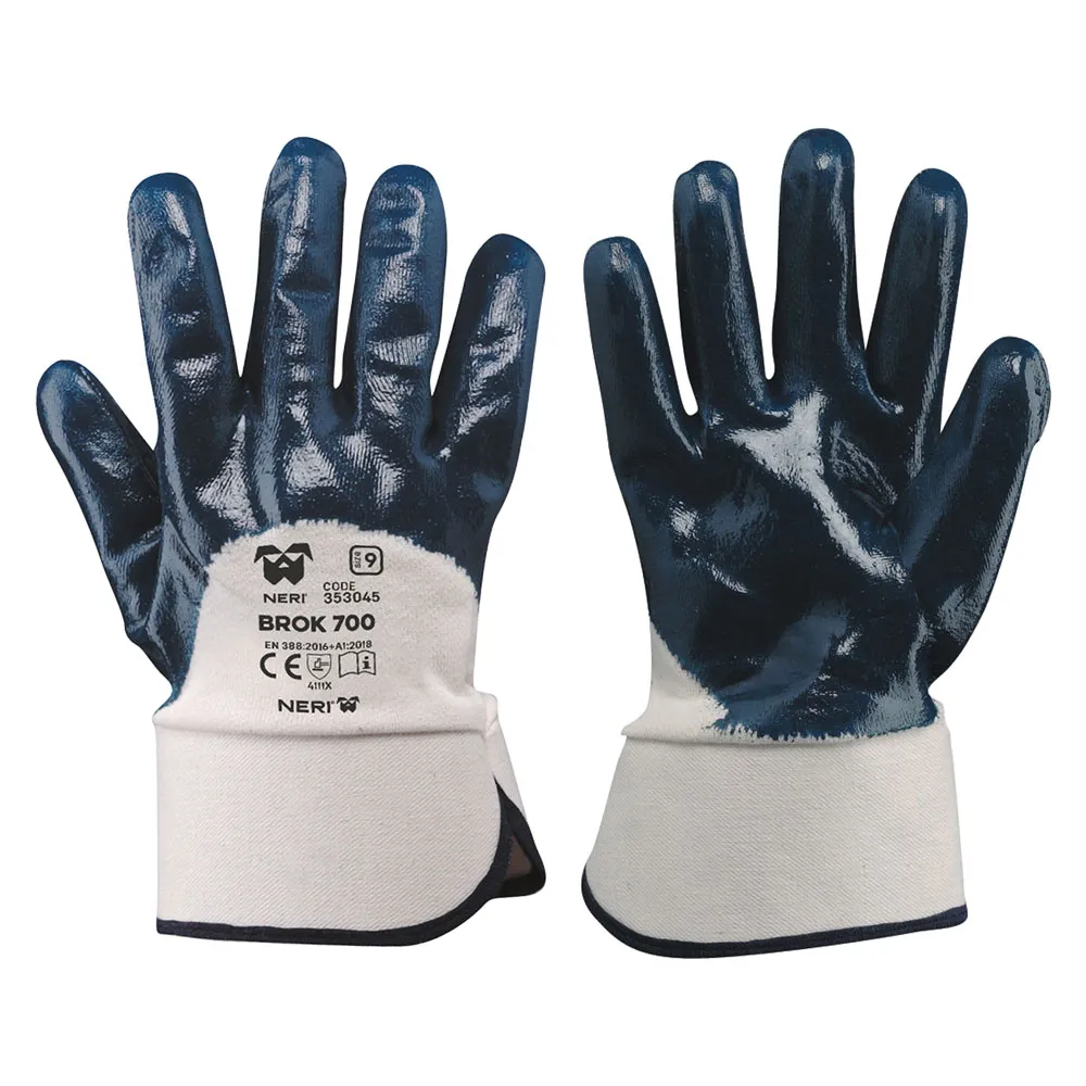 GUANTI NBR MANICHETTA TELA 'BROK 700' Tg. 10 GUANTI NBR MANICHETTA TELA 'BROK 700' Tg. 10