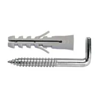 Tasselli in nylon per scaldabagni e cassette di scarico 2pz. Misura ØX: Ø 12,0 x 60 mm.