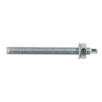 Barre filettate con dado e rondella cl. 5.8 doppio taglio a 45° Dimensioni MX: M6 x 70	mm.