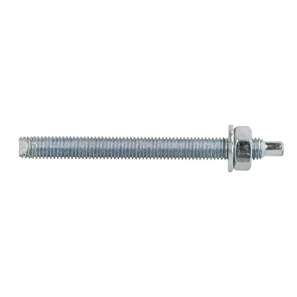 Barre filettate con dado e rondella cl. 5.8 doppio taglio a 45° Dimensioni MX: M6 x 70	mm.