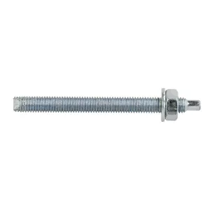 Barre filettate con dado e rondella cl. 5.8 doppio taglio a 45° Dimensioni MX: M6 x 70	mm.