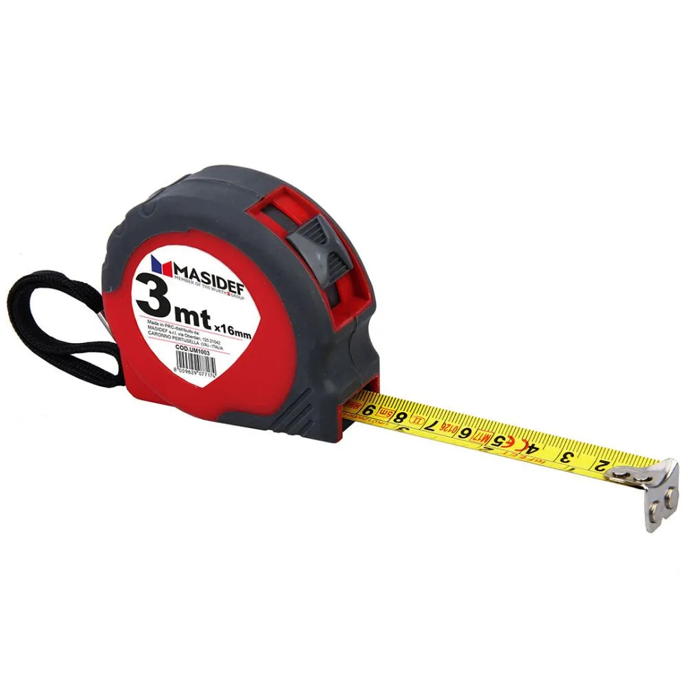 FLESSOMETRO RITORNO AUTOMATICO Dimensioni -: 8 mt. FLESSOMETRO RITORNO AUTOMATICO Dimensioni -: 8 mt.