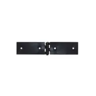 Asette verniciate nero Dimensioni Ø/X bandella: 140 X 36 mm.