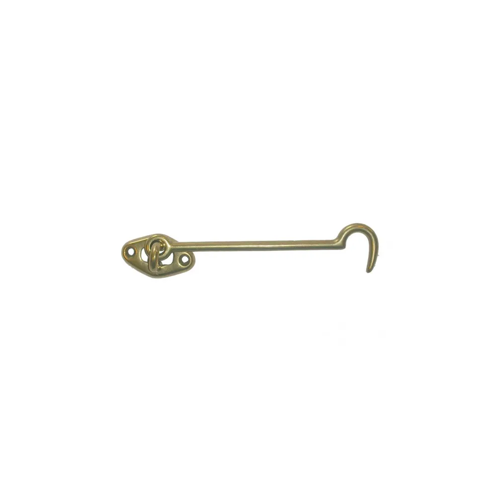 Gancio per finestra bronzato Dimensioni Ø/X bandella: 60 mm. Gancio per finestra bronzato Dimensioni Ø/X bandella: 60 mm.