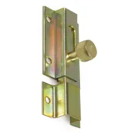 Catenaccio traverso zincato giallo Dimensioni m.: 80 mm.