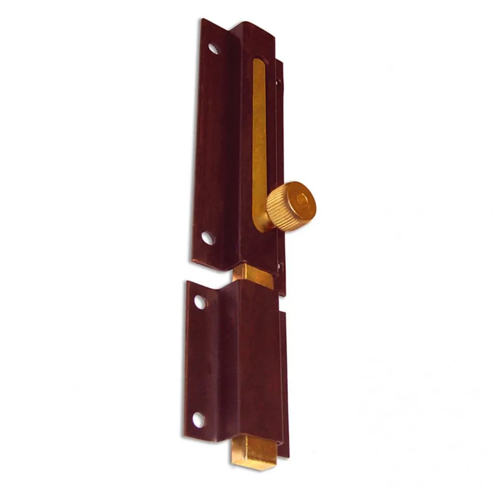 Catenaccio traverso bronzato Dimensioni m.: 80 mm. Catenaccio traverso bronzato Dimensioni m.: 80 mm.