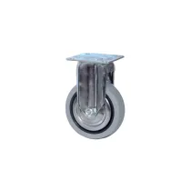 Ruota in gomma a piastra fissa Dimensioni Ø: Ø 60 mm