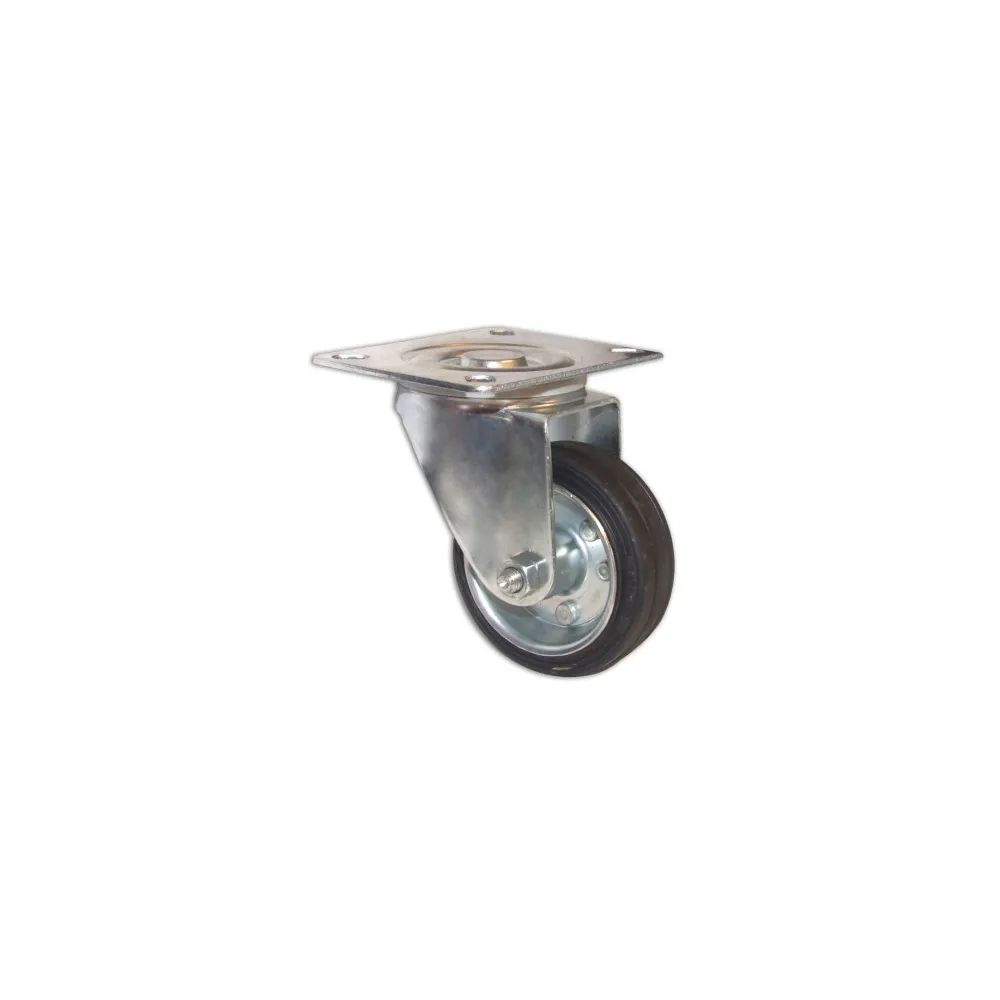 Ruota piroettante con piastra Dimensioni Ø: Ø 125 mm