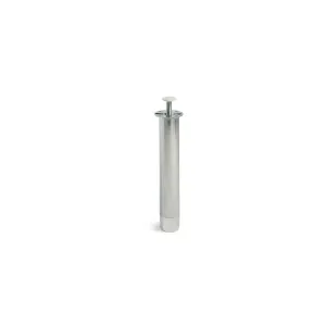 PIEDE TONDO REGOLABILE D35MM H100 CROMO Dimensioni X piedi 2°: Ø 35 X 150 mm.