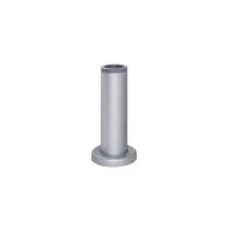Piedino in metallo serie "Evolution" alluminio. Dimensioni X piedi: 100 mm X Ø 35 mm Base 60 mm
