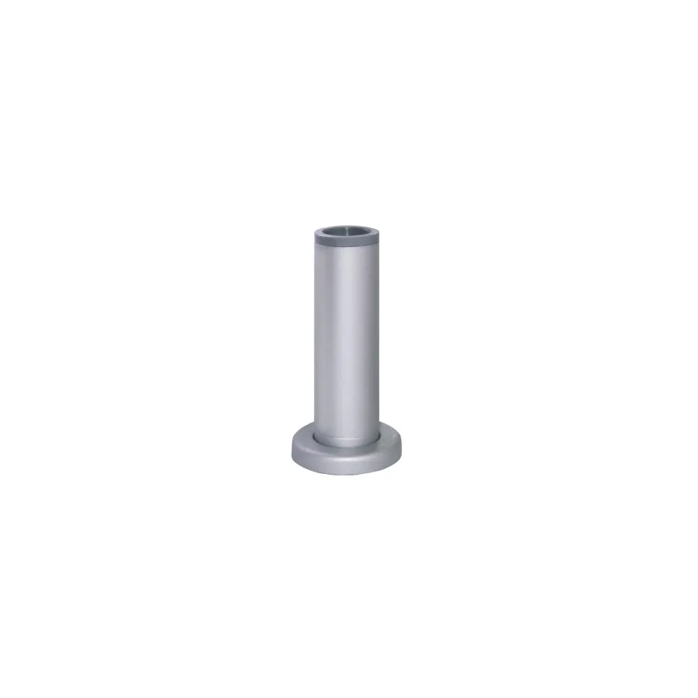 Piedino in metallo serie "Evolution" alluminio. Dimensioni X piedi: 100 mm X Ø 35 mm Base 60 mm Piedino in metallo serie "Evolution" alluminio. Dimensioni X piedi: 100 mm X Ø 35 mm Base 60 mm