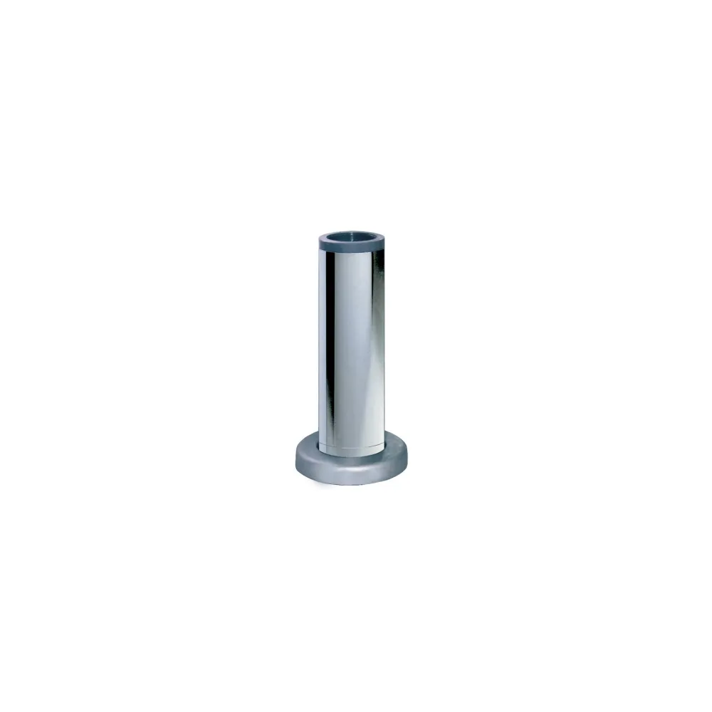 Piedino in metallo serie "Evolution" cromo. Dimensioni X piedi: 150 mm X Ø 35 mm Base 60 mm Piedino in metallo serie "Evolution" cromo. Dimensioni X piedi: 150 mm X Ø 35 mm Base 60 mm