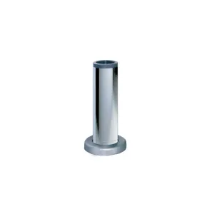 Piedino in metallo serie "Evolution" cromo. Dimensioni X piedi: 150 mm X Ø 35 mm Base 60 mm