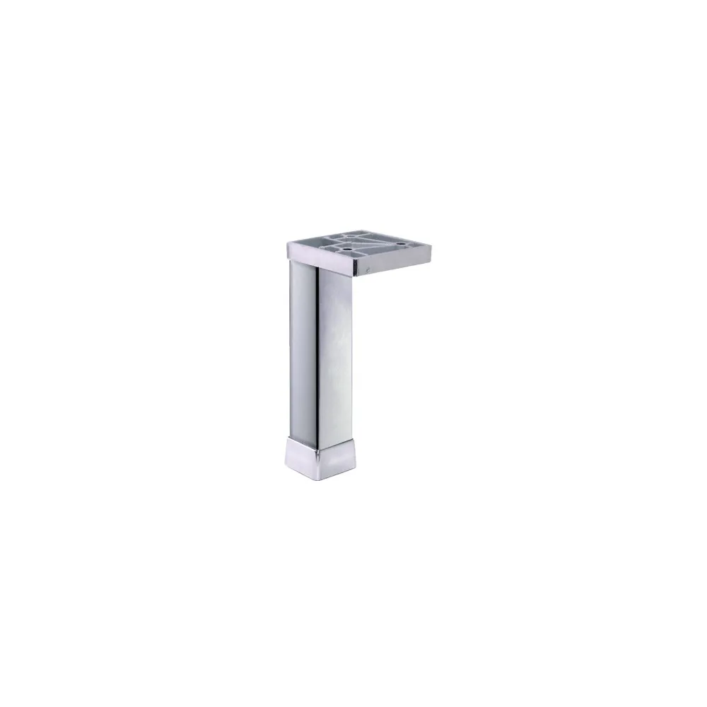 Piedino in metallo con flangia quadra Dimensioni X piedi: 120 mm Piedino in metallo con flangia quadra Dimensioni X piedi: 120 mm