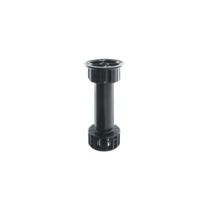 Kit 4 piedini plastica attacco integrato serie "Kitchen" nero Dimensioni m.: 150 mm.