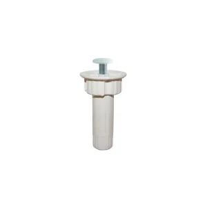 Kit 4 piedini plastica attacco integrato serie "Kitchen" bianco Dimensioni m.: 100 mm.