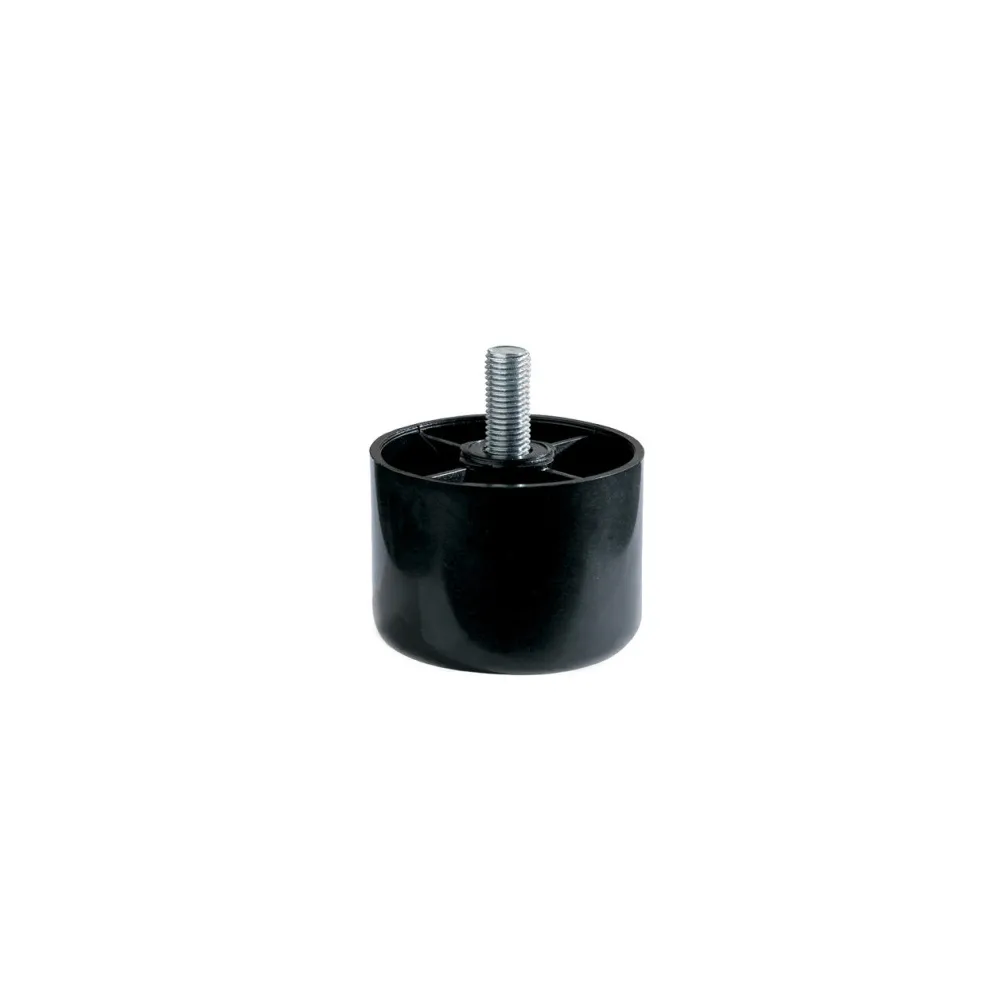 Piedino tondo in plastica Ø 60 mm. Nero Altezza : 60 mm Piedino tondo in plastica Ø 60 mm. Nero Altezza : 60 mm