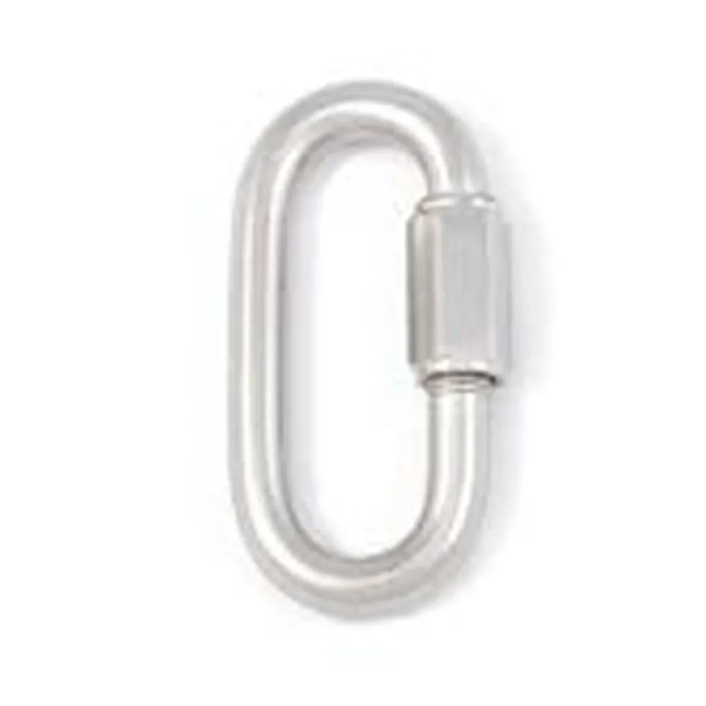 MAGLIA RAPIDA IN ACCIAIO INOX A4 - AISI 316 Dimensioni Ø: Ø 6 mm. MAGLIA RAPIDA IN ACCIAIO INOX A4 - AISI 316 Dimensioni Ø: Ø 6 mm.