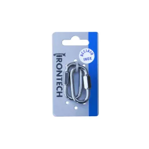 MAGLIA RAPIDA IN ACCIAIO INOX A4 - AISI 316 Dimensioni Ø: Ø 6 mm.