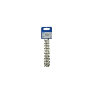 Catena orologio pretagliata in acciaIo nichelato 2,5 mt. Dimensioni X: Ø 1,3 mm. X 2,5 mt.