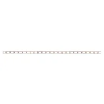 Catena orologio pretagliata in acciaIo nichelato 2,5 mt. Dimensioni X: Ø 1,6 mm. X 2,5 mt.